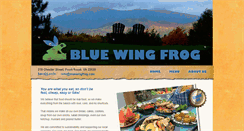 Desktop Screenshot of bluewingfrog.com